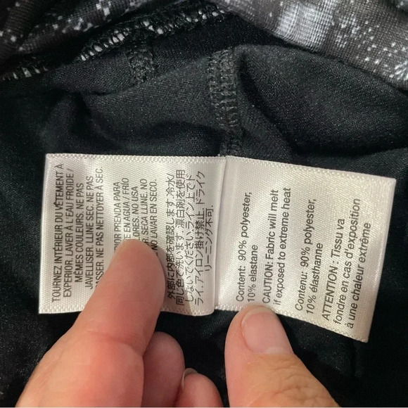 NWT Obermeyer XS Anni Sport Tights XS 75wt Baselayer Black Pattern Leggings - Picture 8 of 8